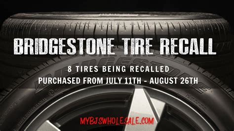 bridgestone tires website recall